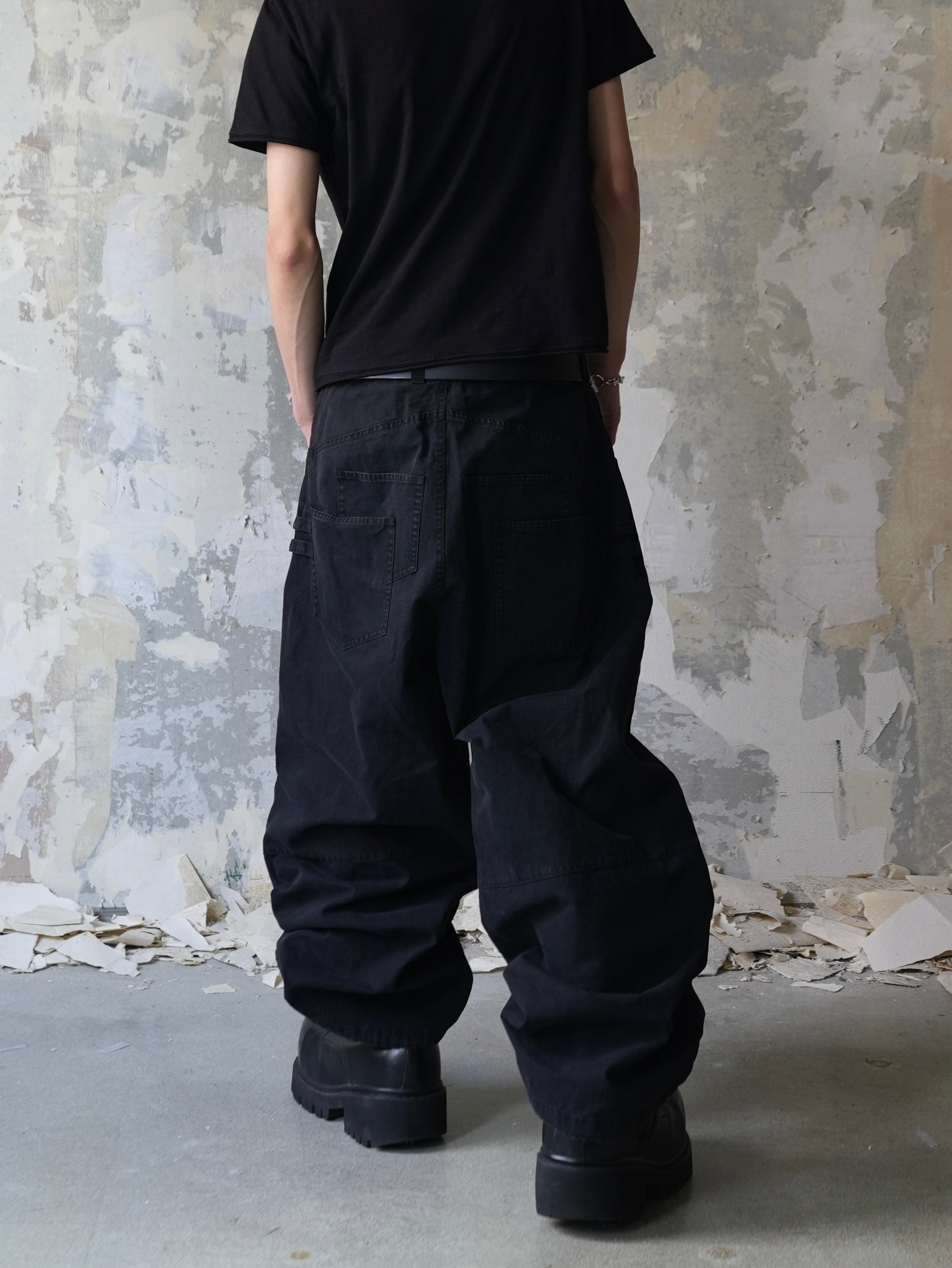 【Lee fi Ne】Ripstop Button Fly Trousers