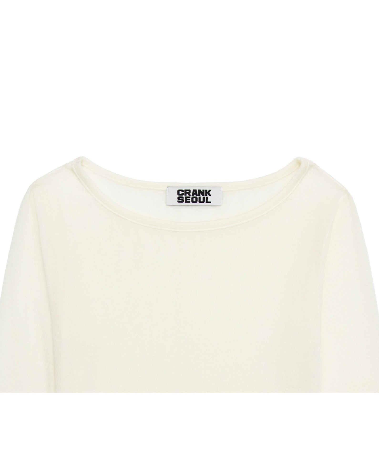 【CRANK】SHEER BASIC TOP