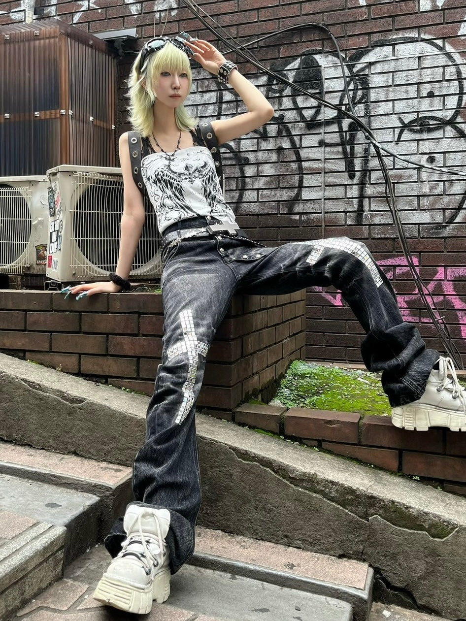 7/11 20:00発売 国際配送【BABY09】Gothic layered camisole (3color)