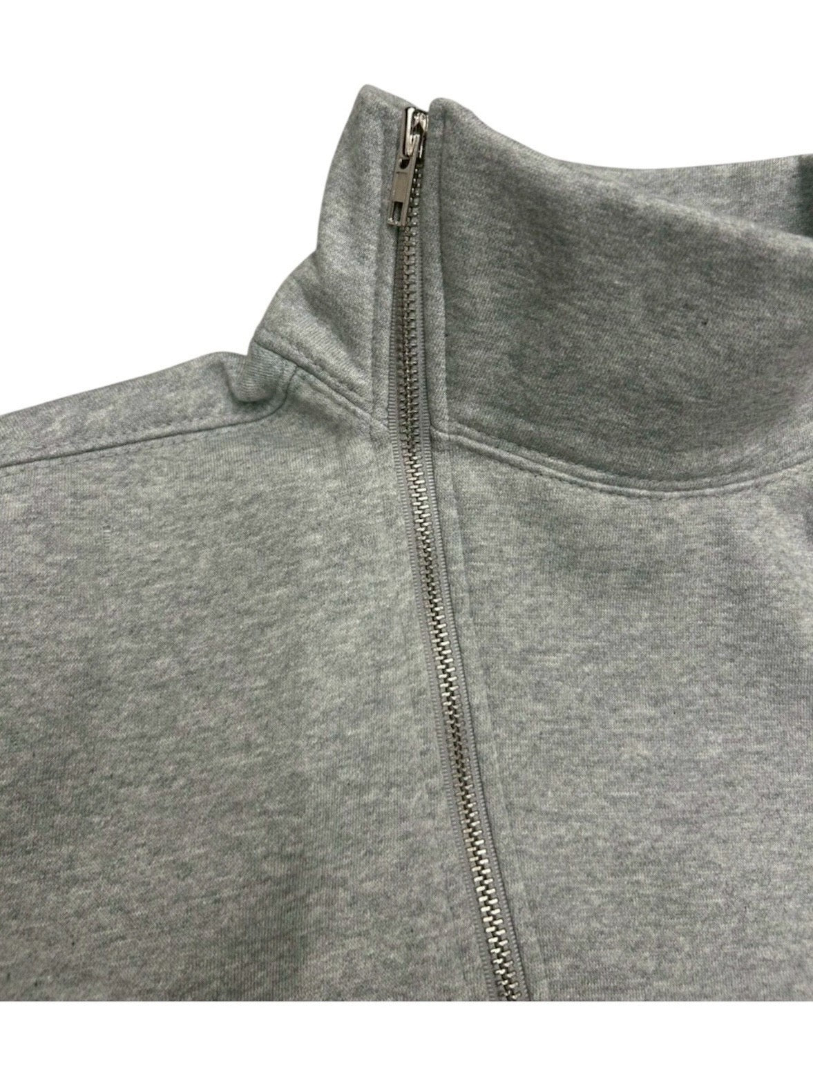 3/1 20:00発売 受注制【nmtc +】cross design diagonal zip up sweat / 【エヌエムティーシープラス】クロスデザインダイアゴナルジップアップスウェット (2color)