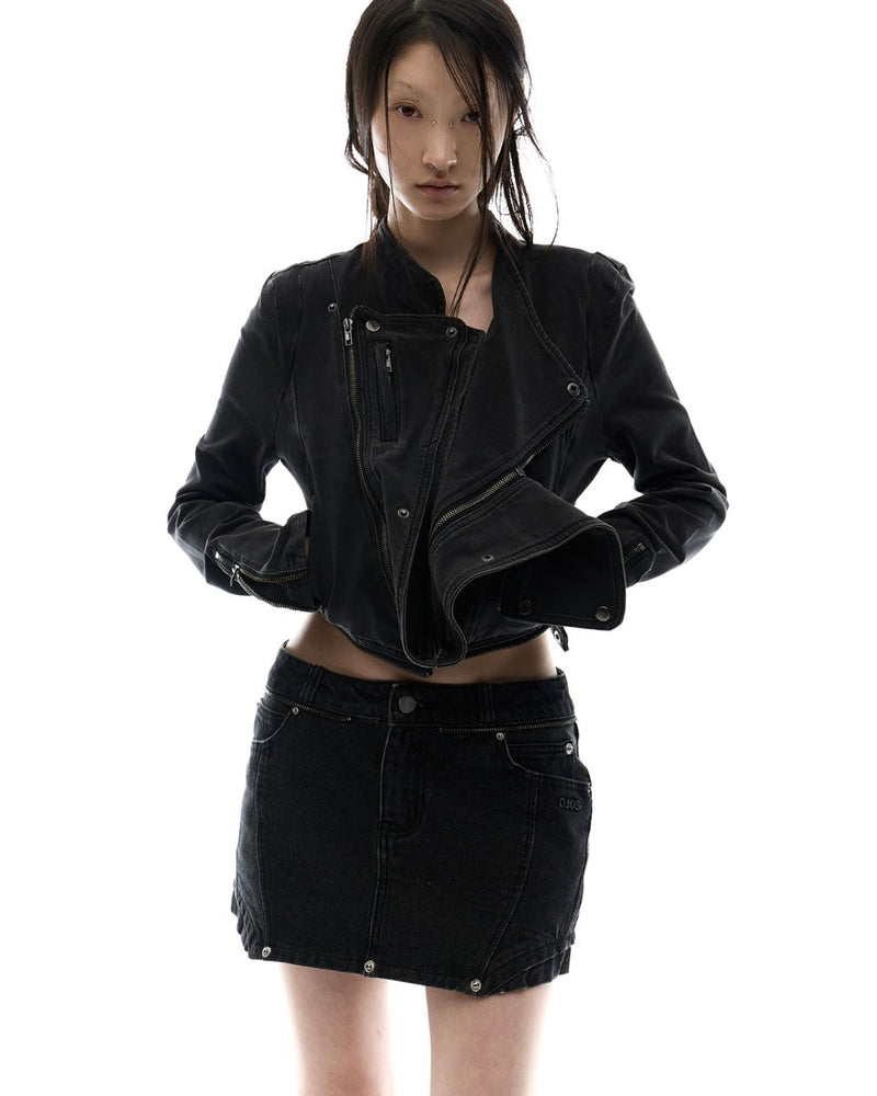 【OJOS】Detachable Span Denim Jacket
