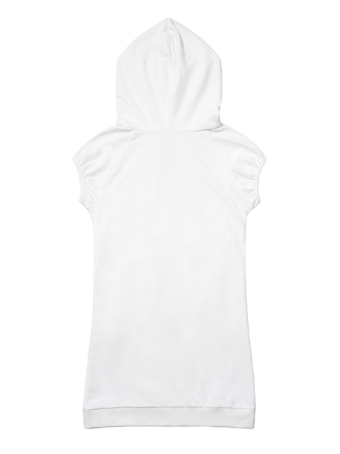 【FANCY CLUB】HOTFIX PUFF SLEEVE HOOD ONE-PIECE