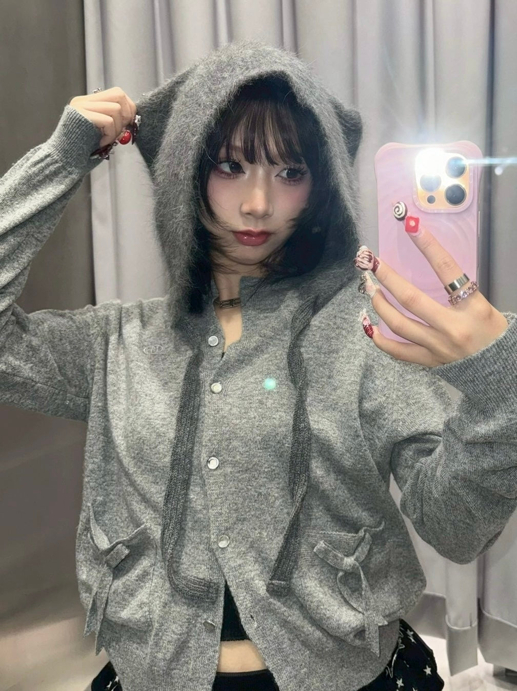 3/1 20:00発売 受注制【nmtc +】anngora cat knit cap / 【エヌエムティーシープラス】アンゴラキャットニットキャップ (3color)