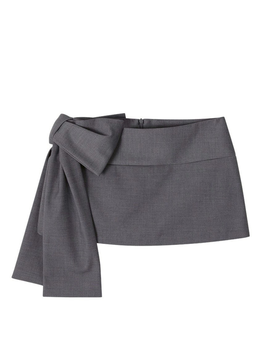 【CRANK】RIBBON MICRO SKIRT