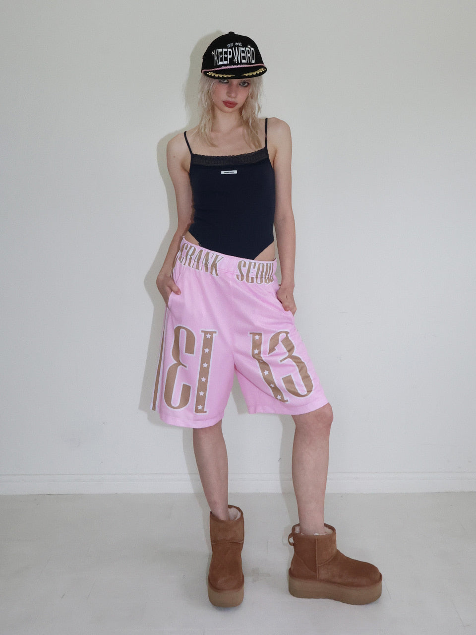 【CRANK】LACE SLEEVELESS BODYSUIT