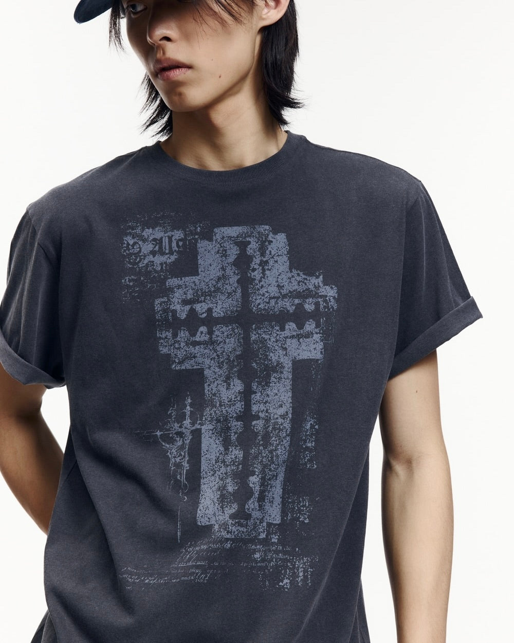 【AAKAM】Razor Cross Half Top