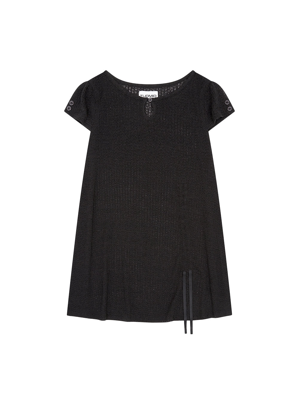 【TUOMIO】CROCHET MINI DRESS