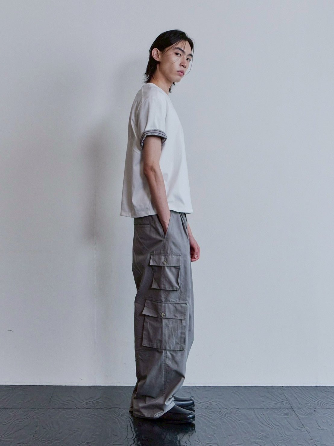 【Waviness】Stripe Layered T-shirts