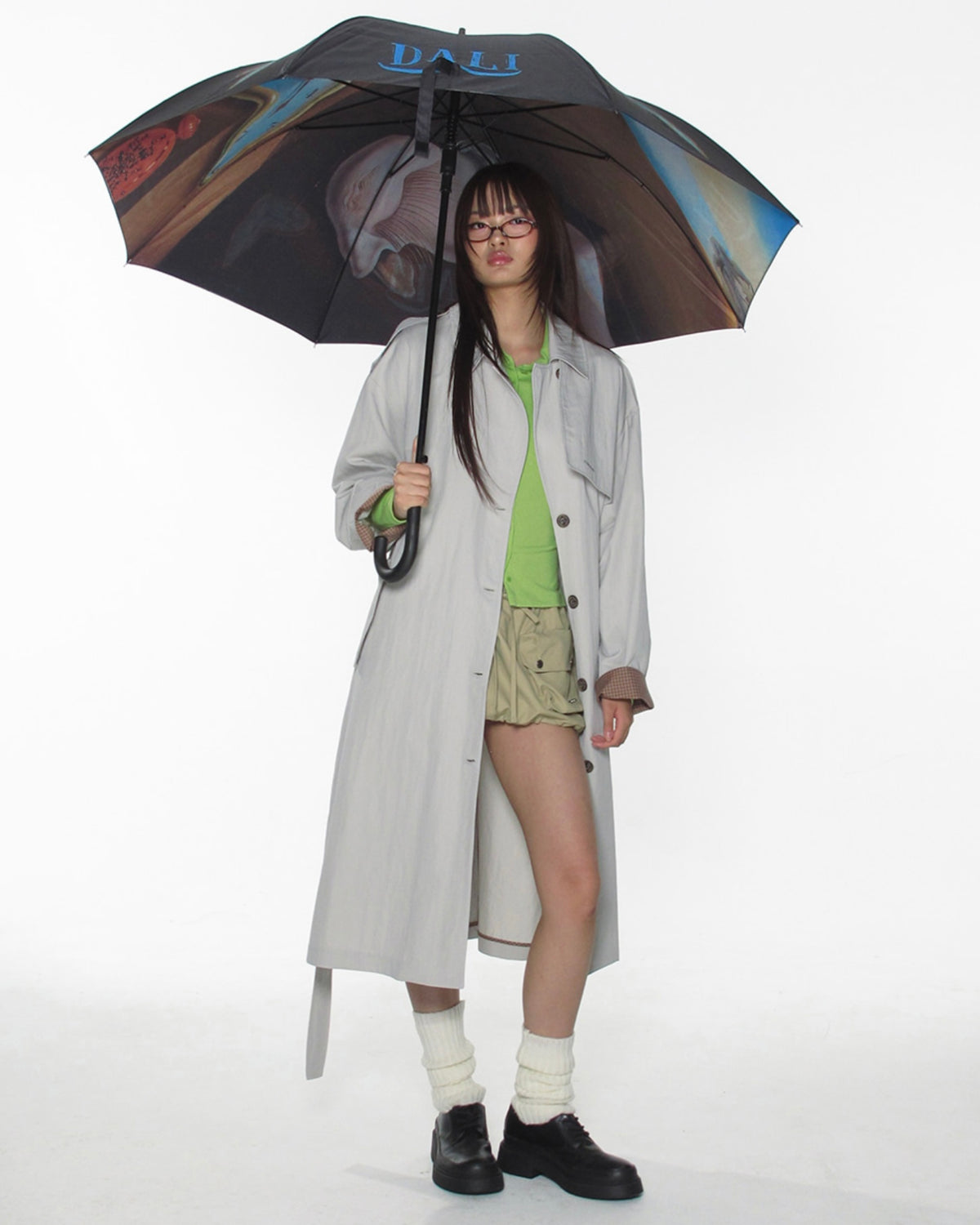 【CRANK】BELTED LONG TRENCH COAT