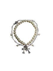 受注制【nmtc+】cross bracelet (2color)