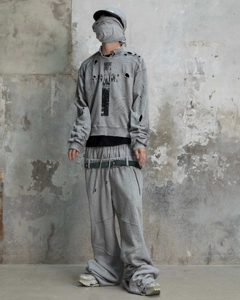 【roaringrad】Layered Waist Sweat Pants