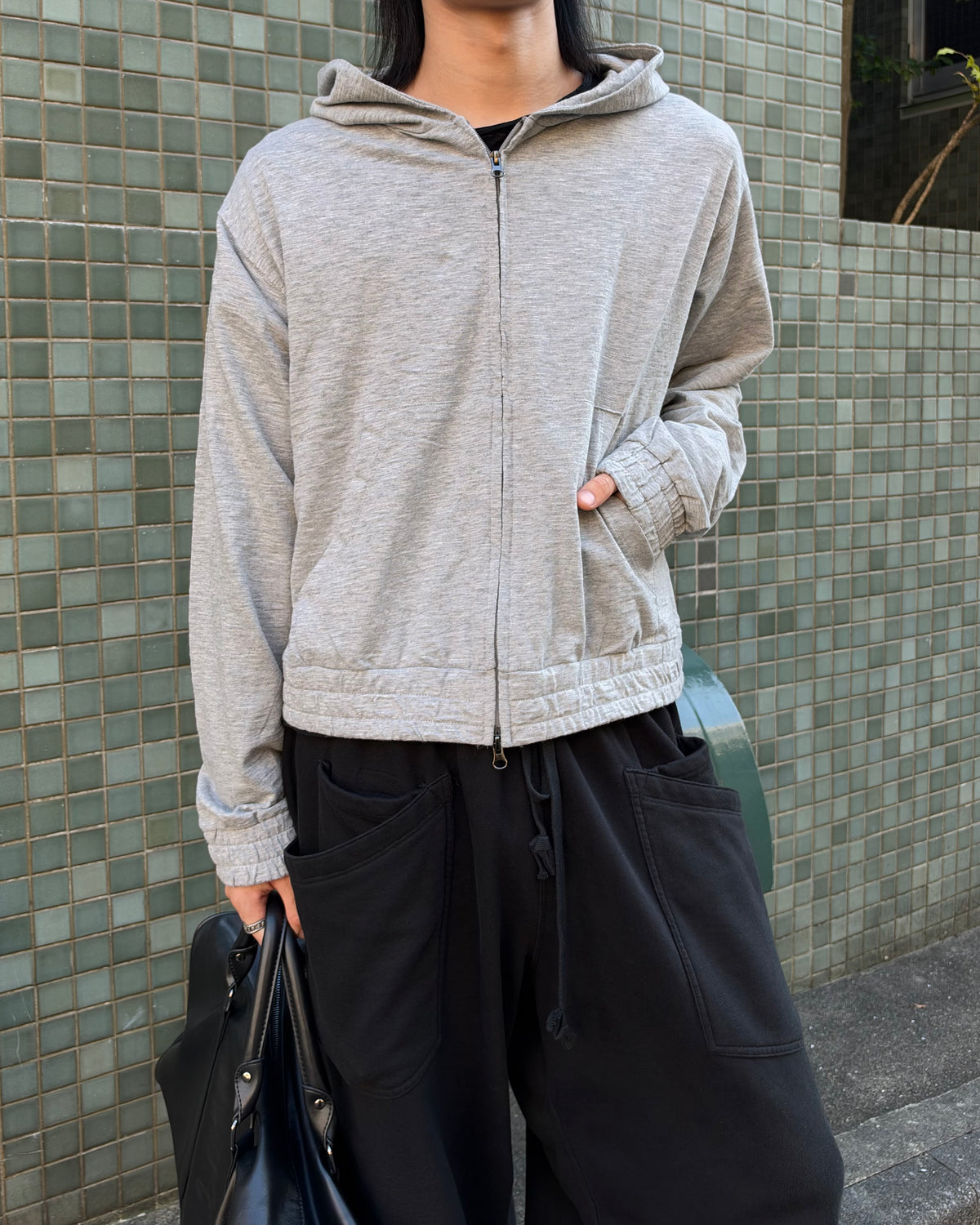 受注制【youll】slab zip up hoodie (2color)