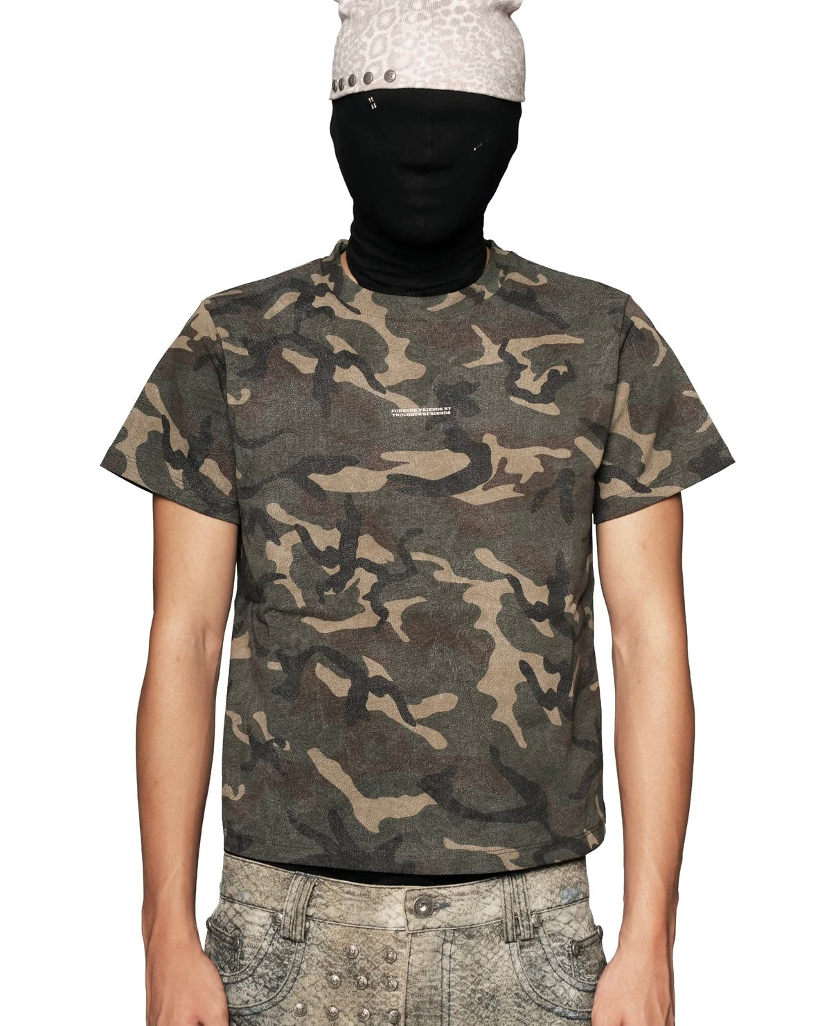 【Thought We Friends】Nameless Mid- Cropped Tshirt