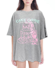 【SELES HOUSE】Cake Crime Oversized Tee