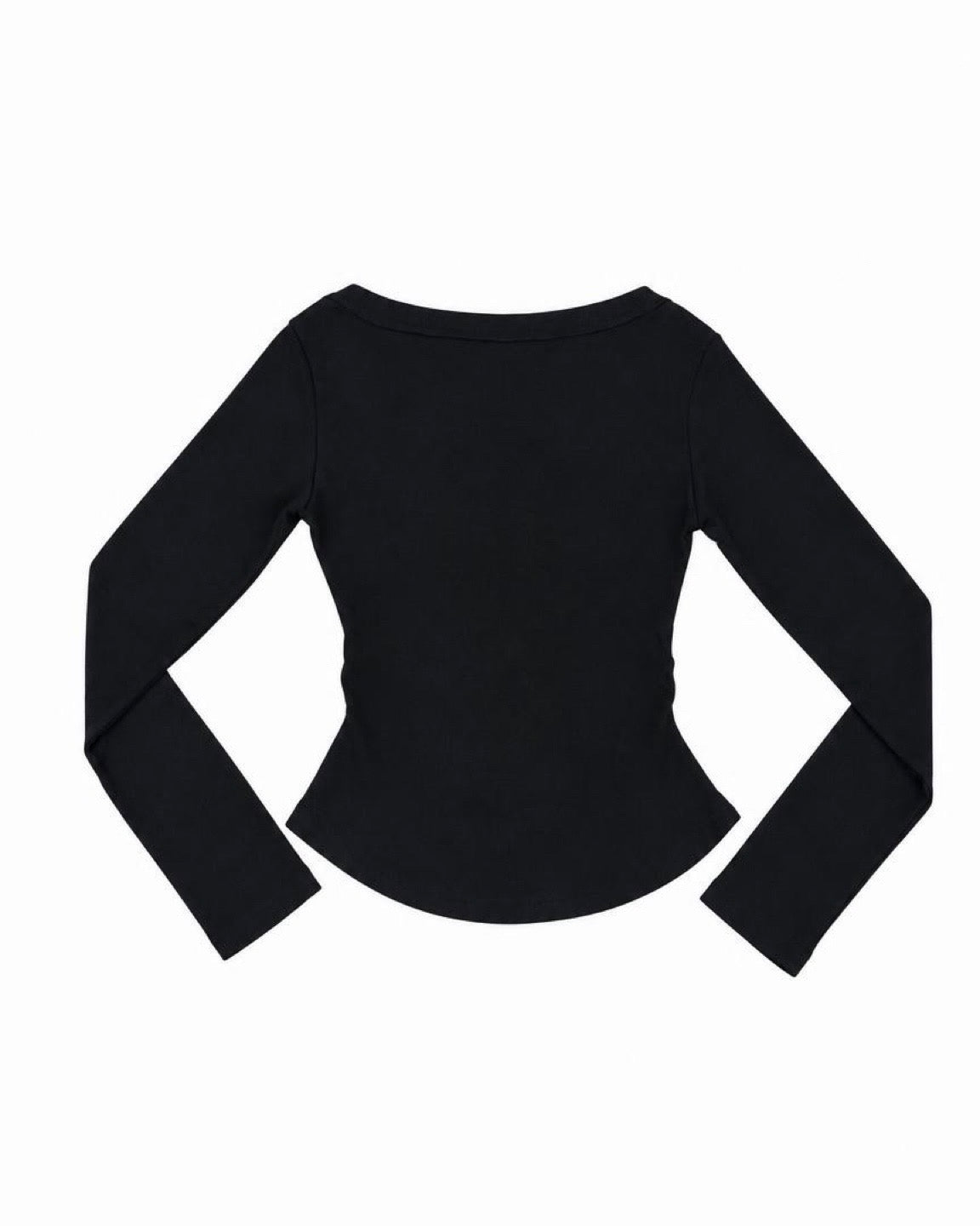 受注制【nmtc+】tie set u-neck long sleeve tee (3color)