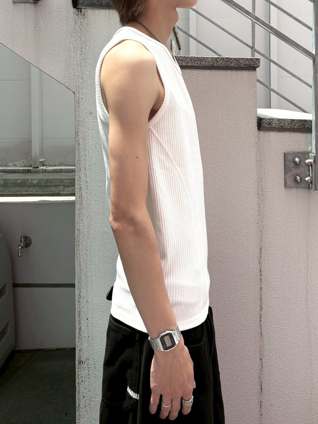 受注制【nmtc+】tight tank top (3color)