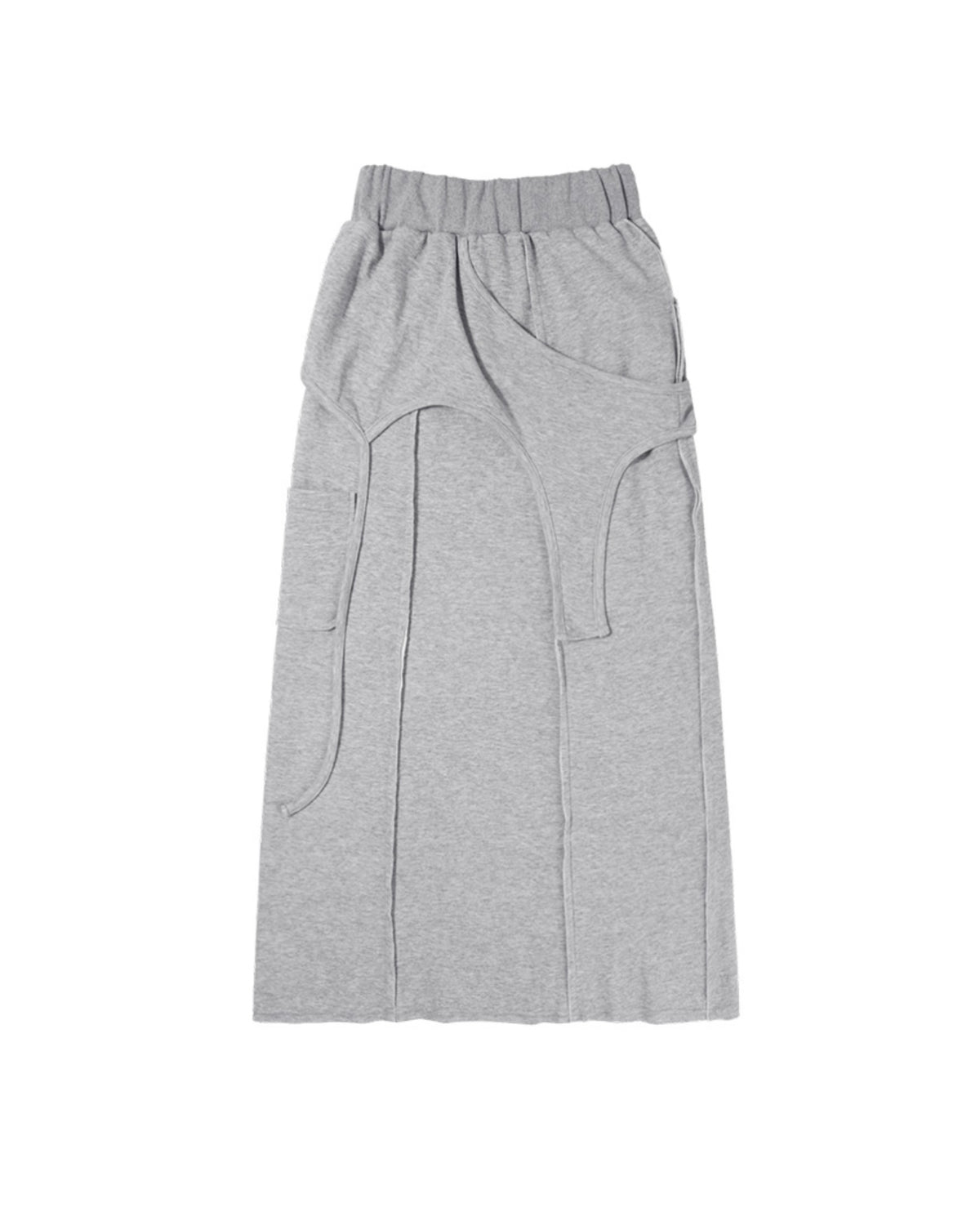 【FANCY CLUB】OVERLAY MAXI SKIRT