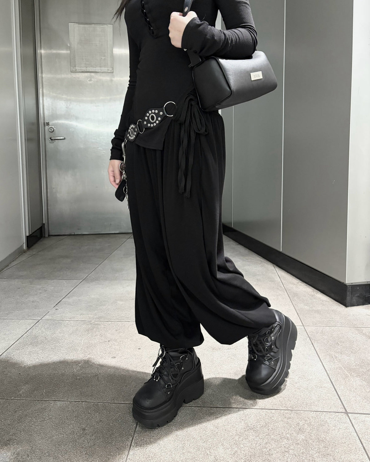 受注制【nmtc+】sweat sarouel pants (3color)
