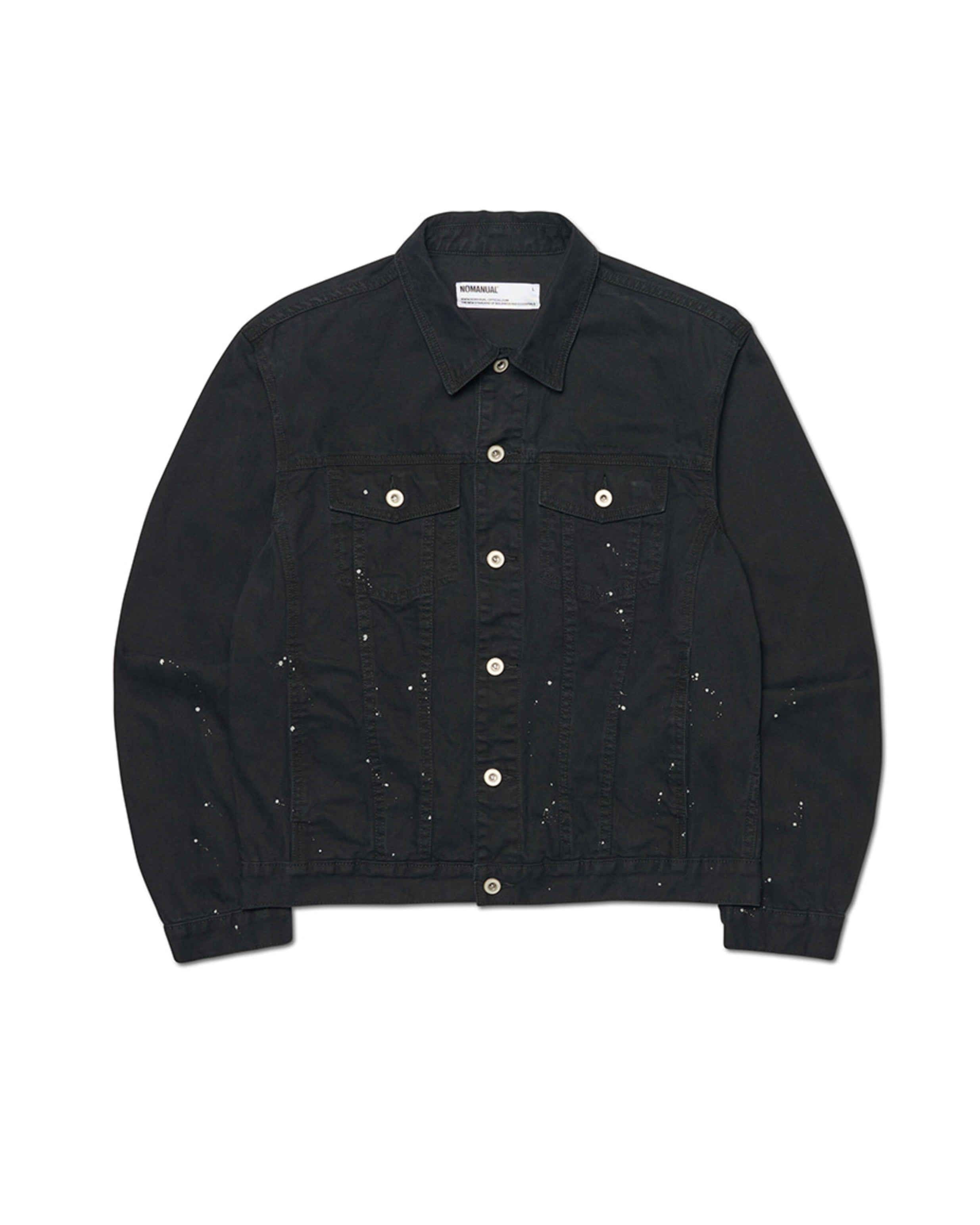 【NOMANUAL】PAINTED TRUCKER JACKET