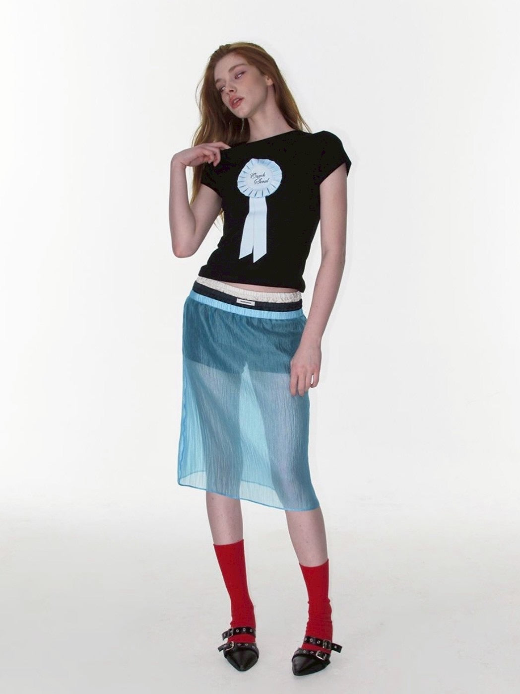 【CRANK】ROSETTE GRAPHIC TOP