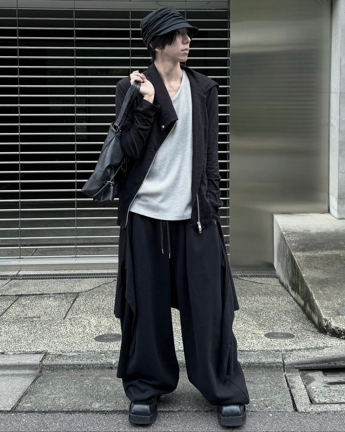 受注制【nmtc+】Drape Layer Pants (2color)