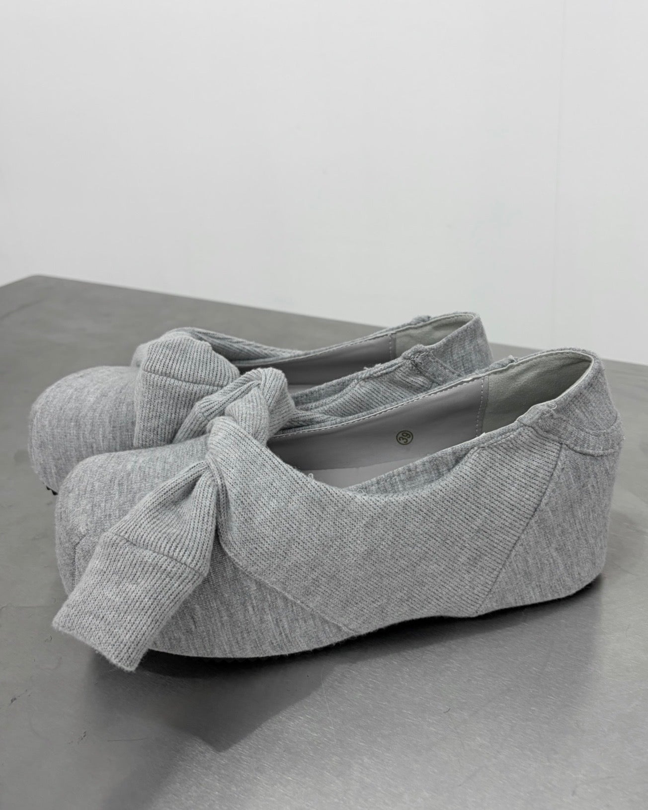 9/18 20:00 発売 国際配送【Nerd out XU】Sweat Ribbon Mary Jane