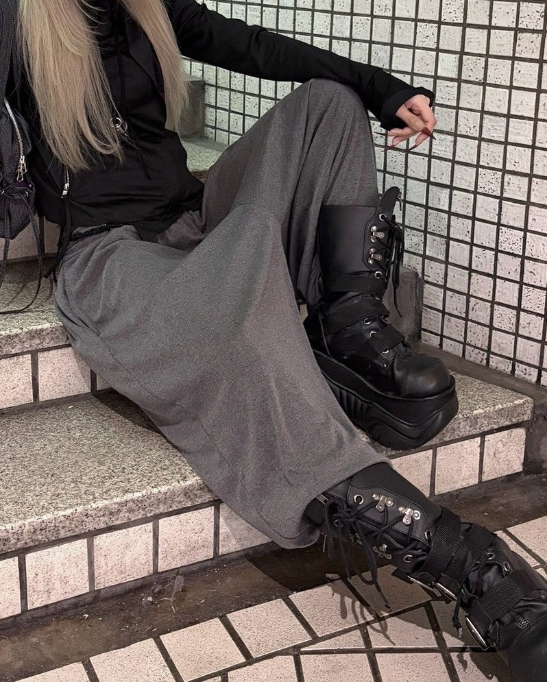 受注制【nmtc+】sweat sarouel pants (3color)