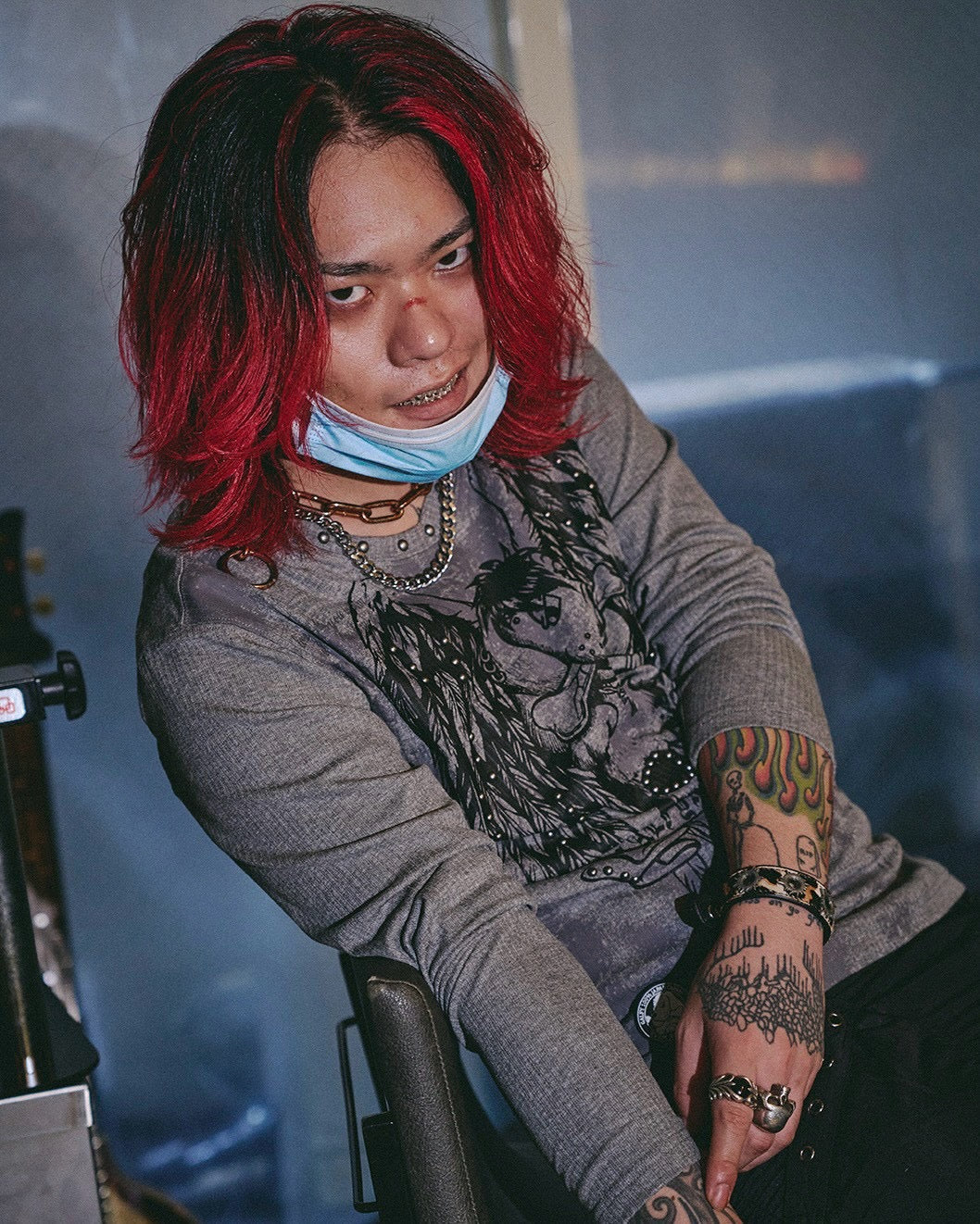 【GALFY】あの頃の兄ちゃん　SKULL TEE