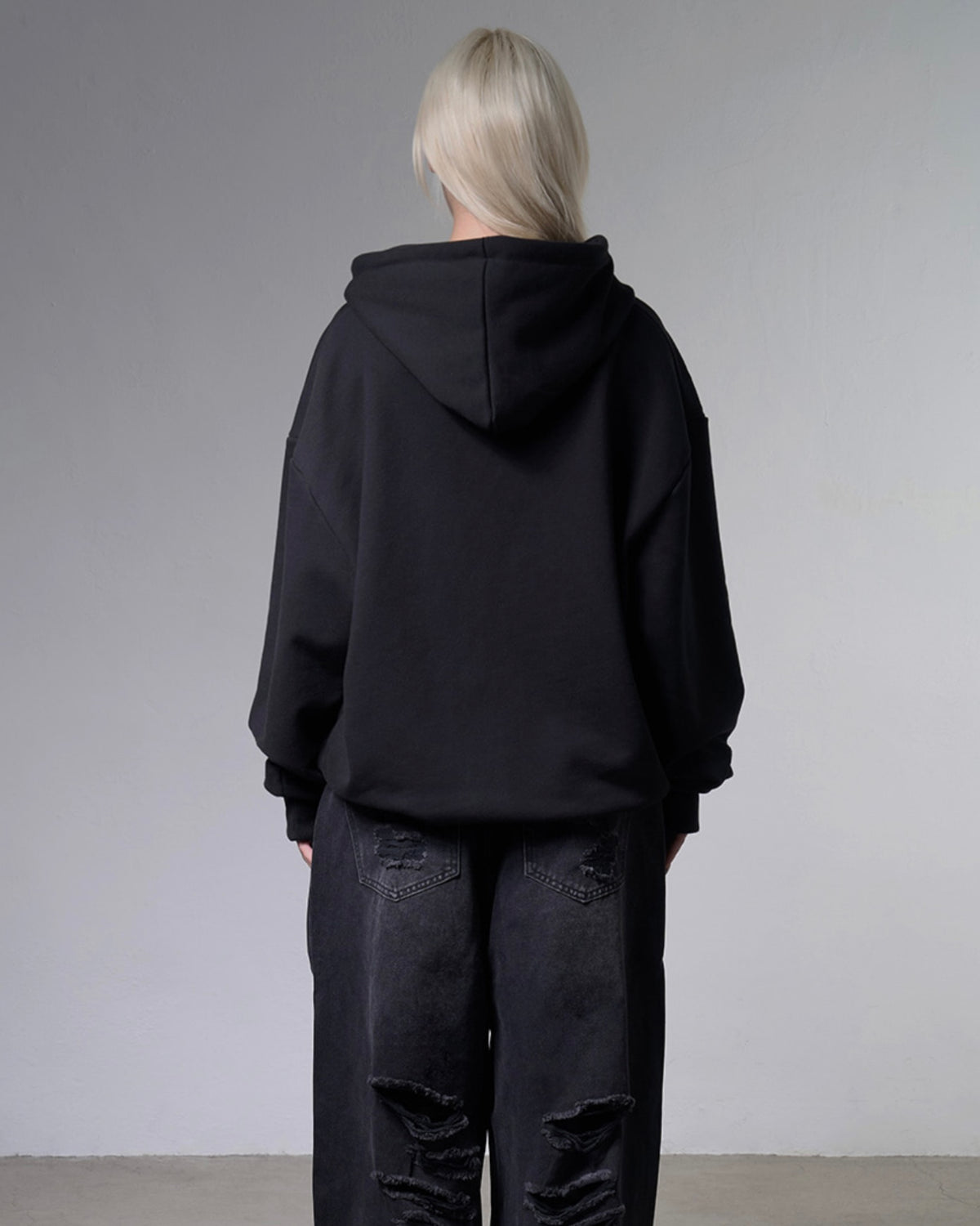 【FANCY CLUB】BADDIE HOODED ZIP-UP