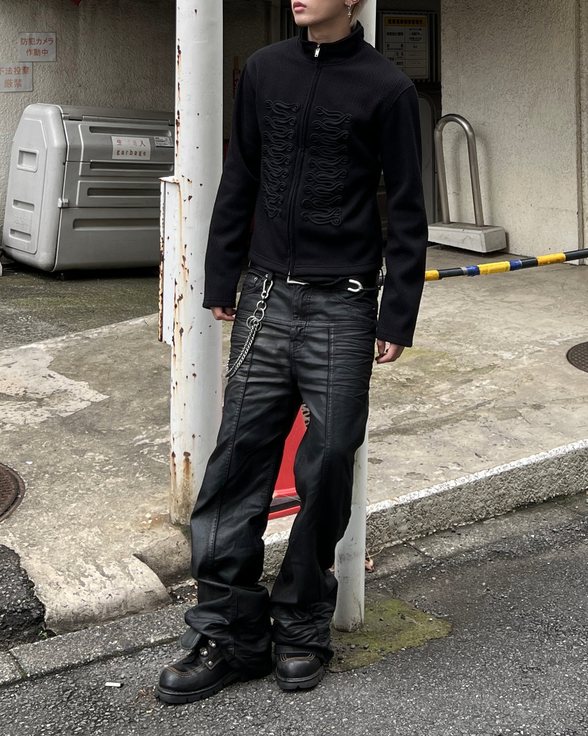 大阪店WEB限定受注制【Chikashitsu +】napoleon details zip-up (2color)