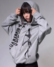 【FANCY CLUB】BADDIE HOODED ZIP-UP