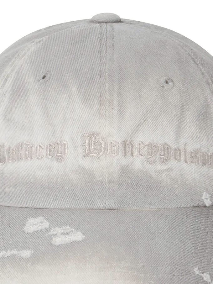 【ROCK CAKE】Slogan Washing Ball Cap