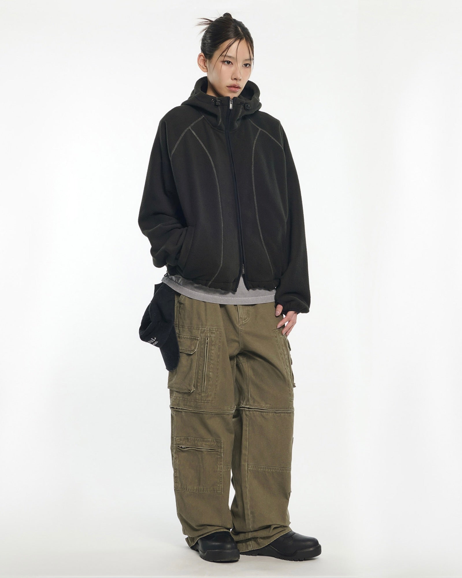 【NOMANUAL】BOUND SHELL FLEECE