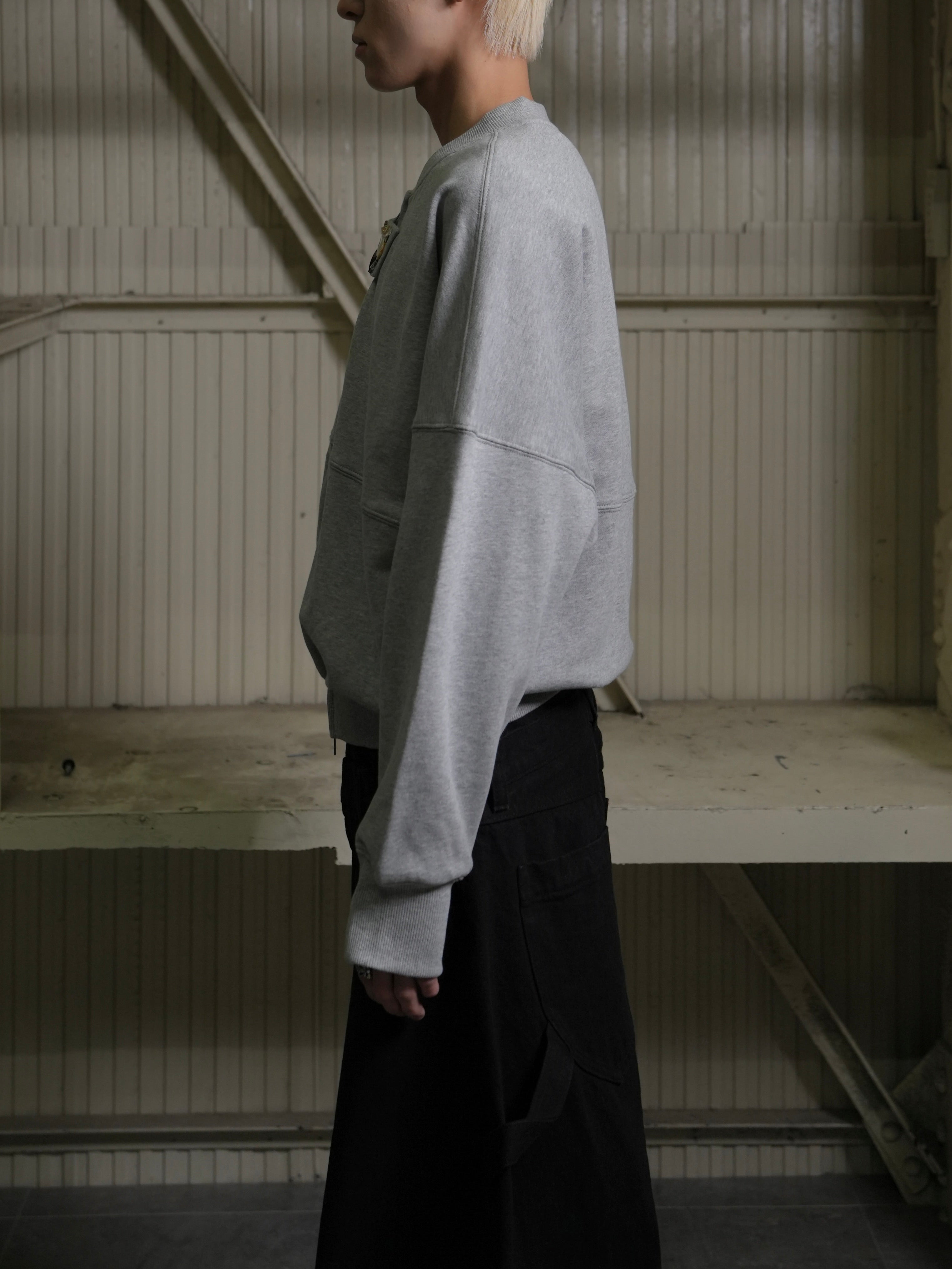 【Lee fi Ne】Multi Button Zip-Up Jacket