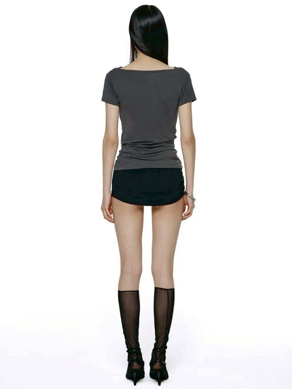 【ROCK CAKE】Drape Essential Top