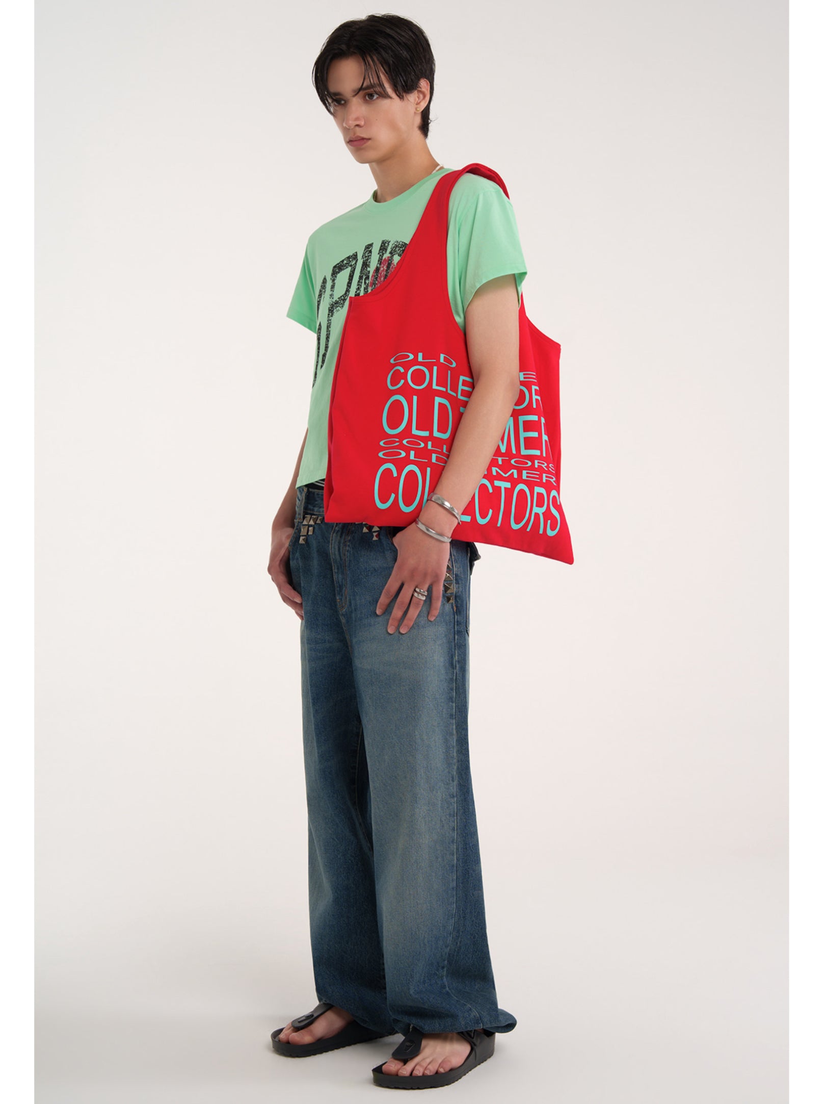 【ESC STUDIO】Big old timer market bag