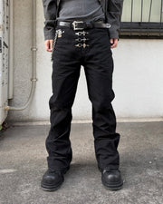 大阪店WEB限定受注制【Chikashitsu +】triple hook dyed  pants (2color)