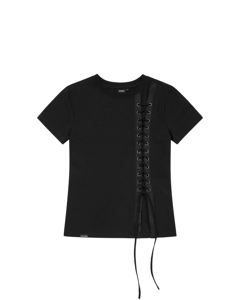 【AAKAM】Eyelet Corset Half Top