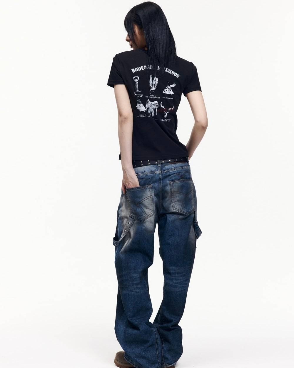 【AAKAM】Rodeo Saloon Half Top