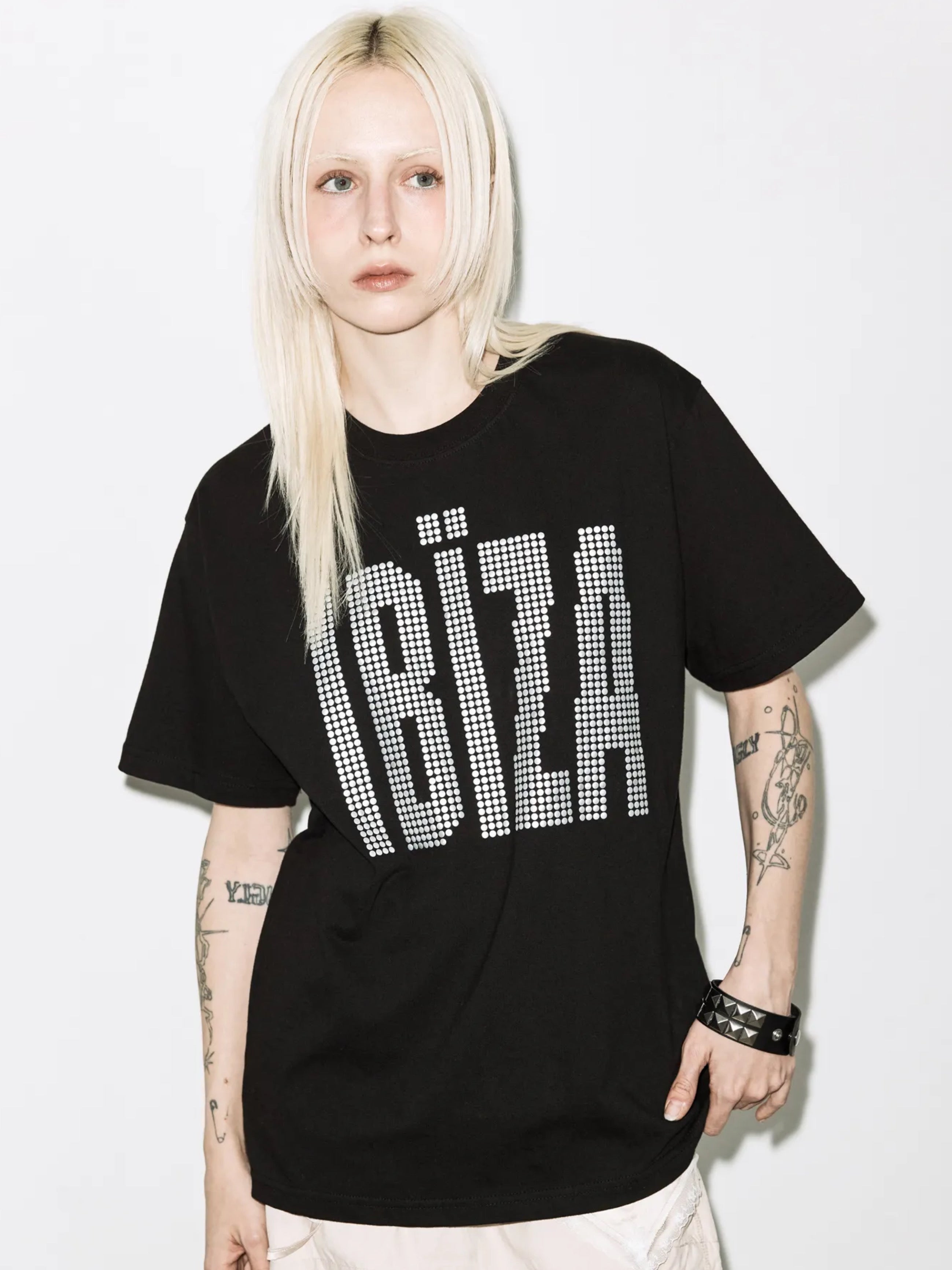 【FANCY CLUB】IBIZA RHINESTONE TEE