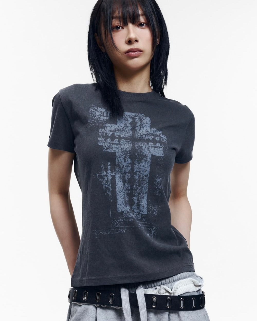 【AAKAM】Razor Cross Half Top