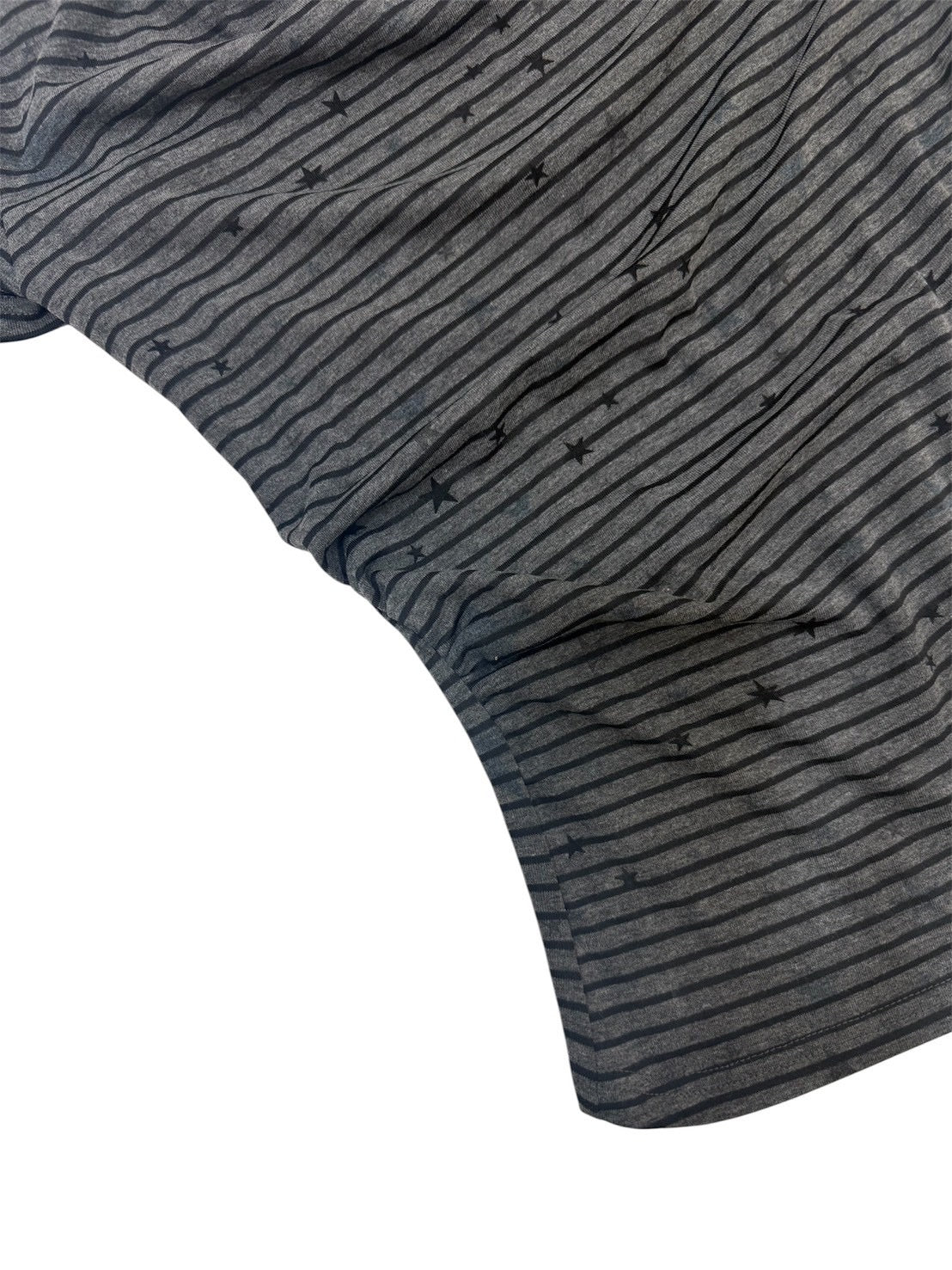 6/19 20:00発売 受注制【nmtc+】Holly Star Stripe Drape Tee (2color)