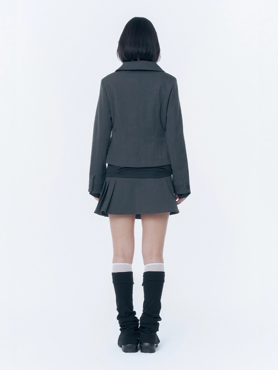 【Miseki seoul】Button slit leg warmer