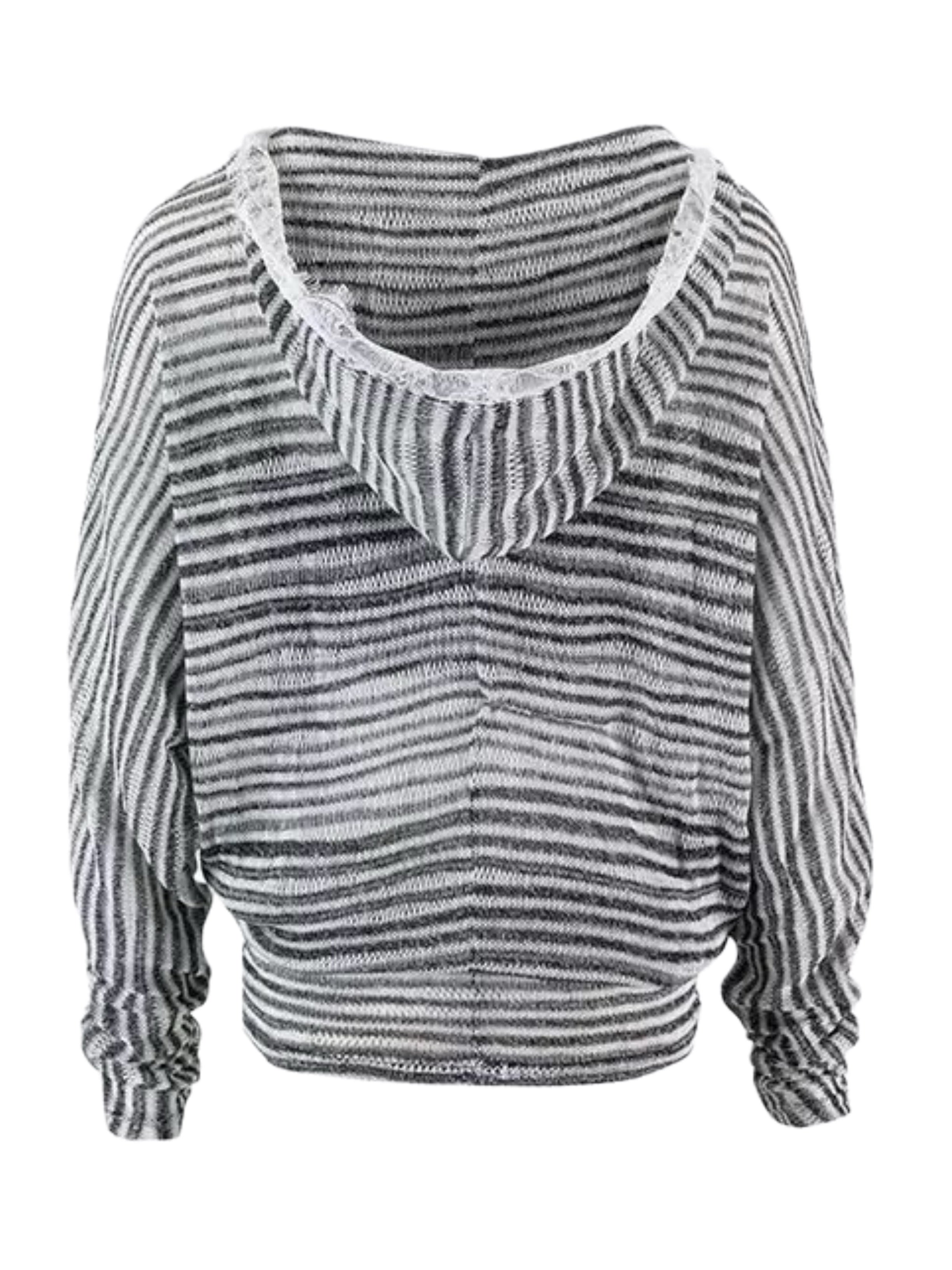 【Cest Nous】Hooded Crop Top