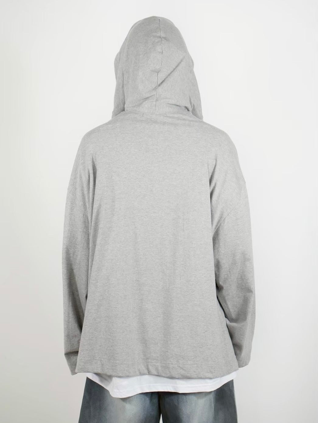【Chikashitsu +】layered oversized long sleeve (2color)