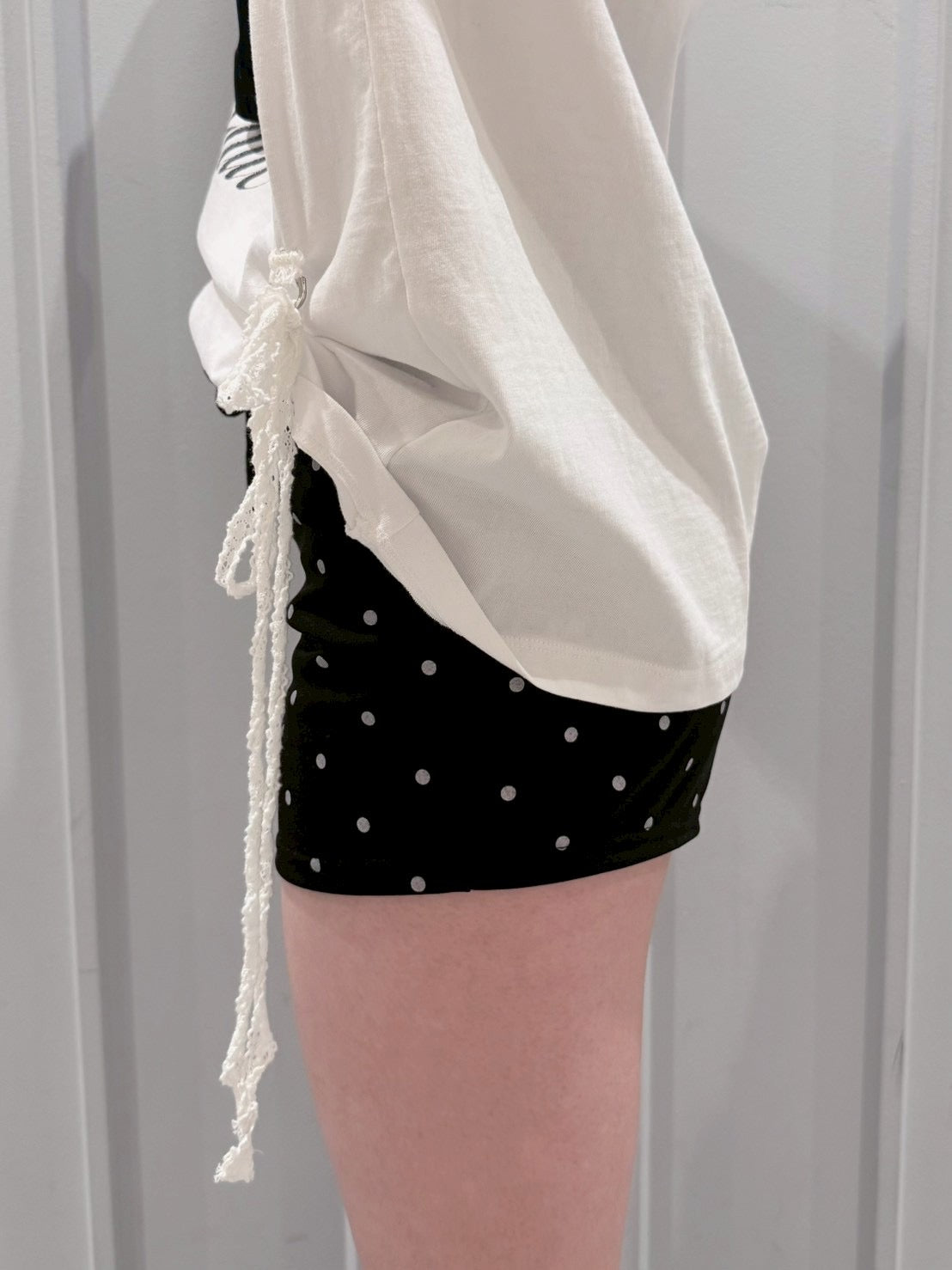7/4 20:00発売 受注制【nmtc+】Polka Dot Banding Short Pants (3color)