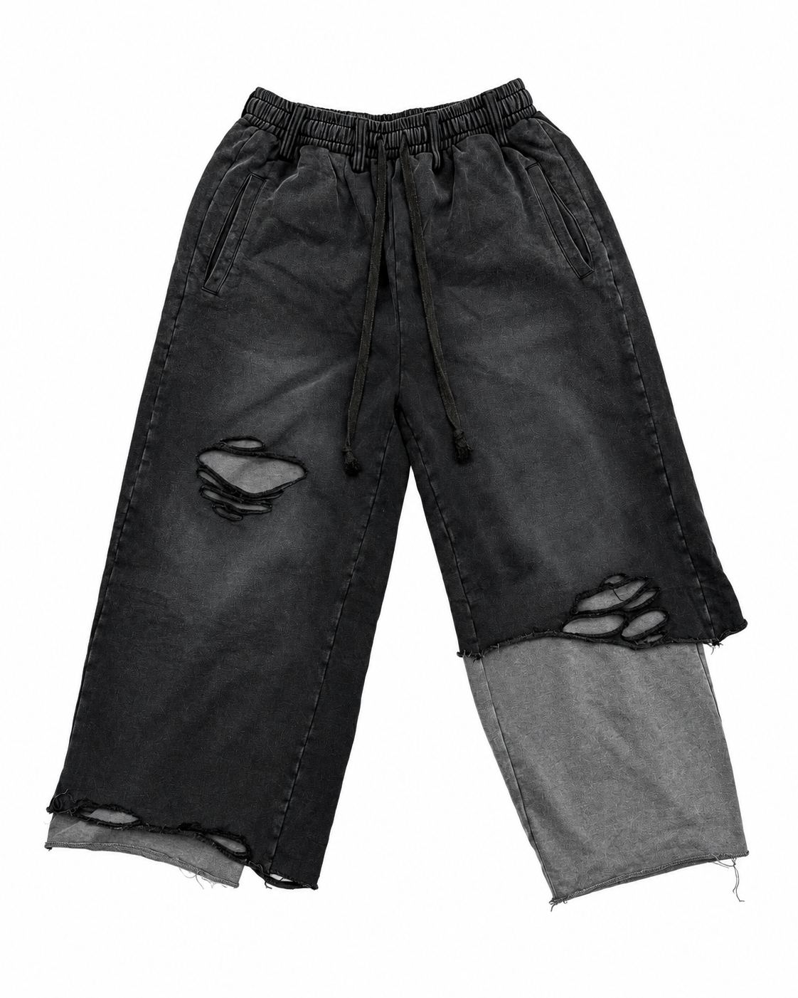 【DIG YOUR OWN GRAVE】TRIBAL CROSS LAYERED PANTS