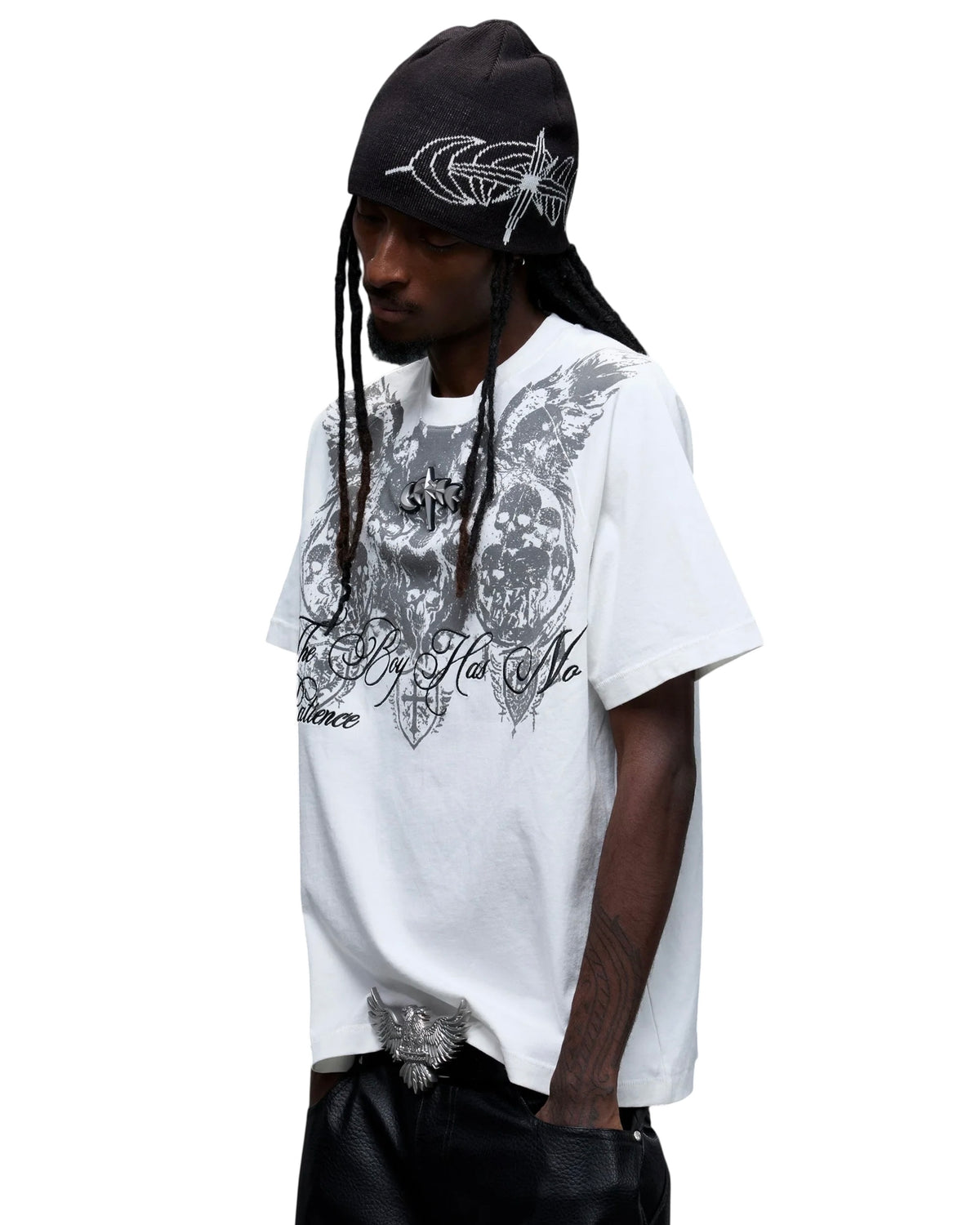 【THEBOYHASNOPATIENCE】LUMINOUS DAWN BAROQUE RAGLAN S/S TEE