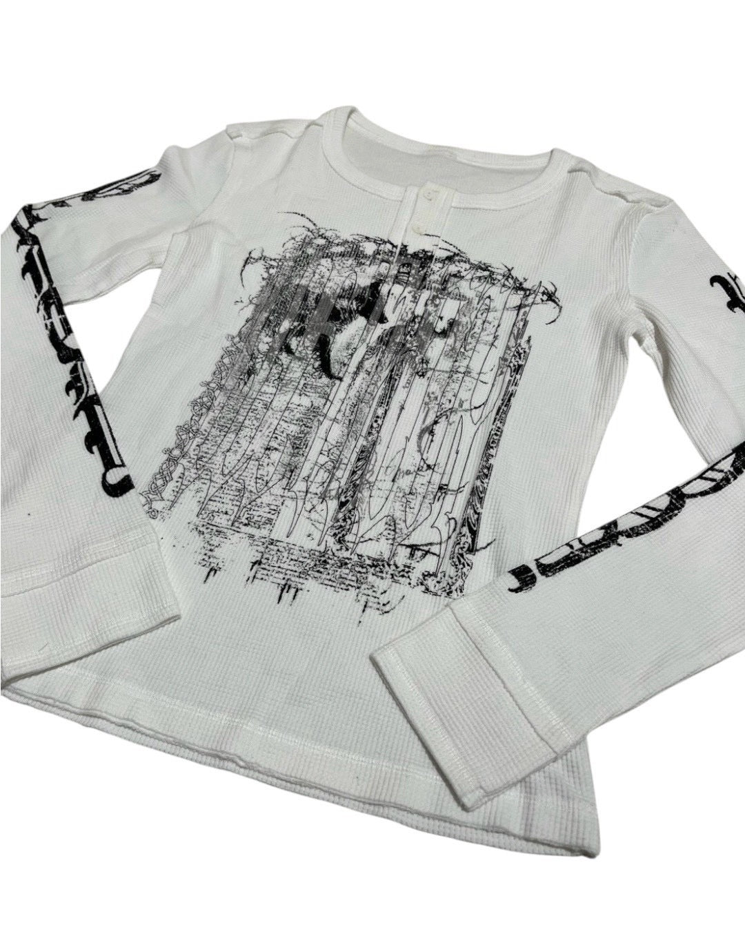 国際配送【BABY09】dark waffle long sleeve
