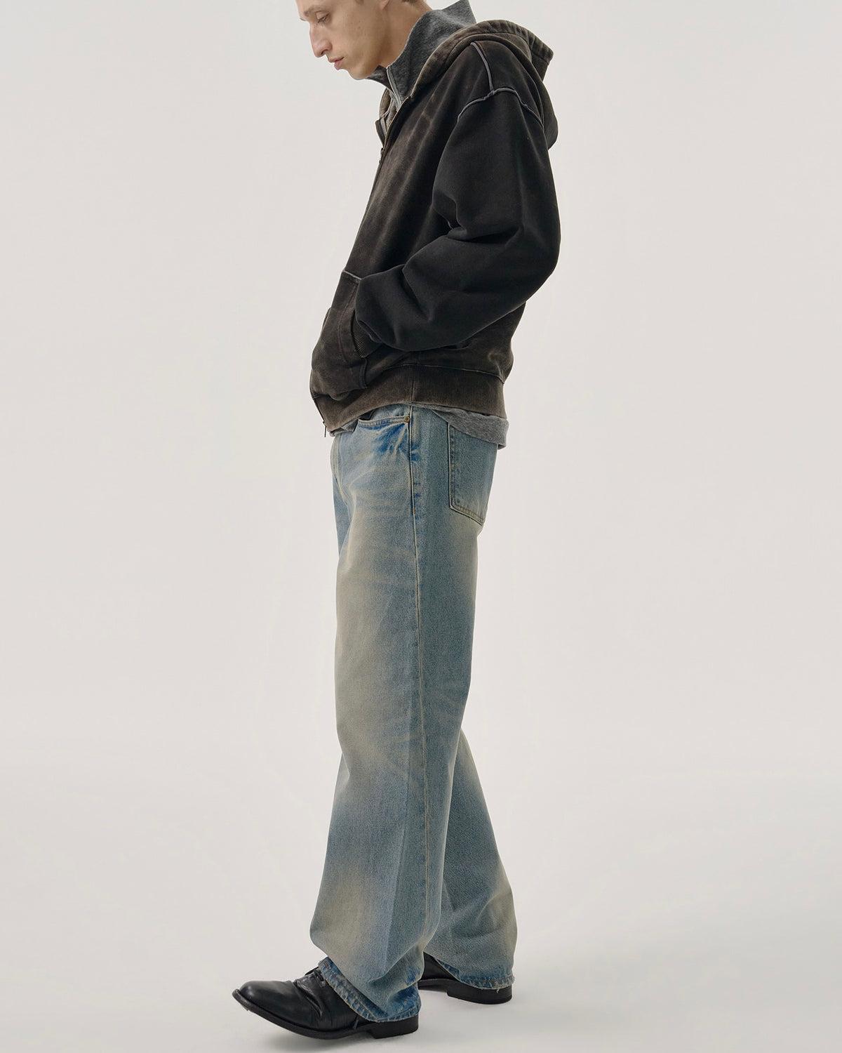 【MMIC】SHADE LAYER ZIP-UP HOODIE